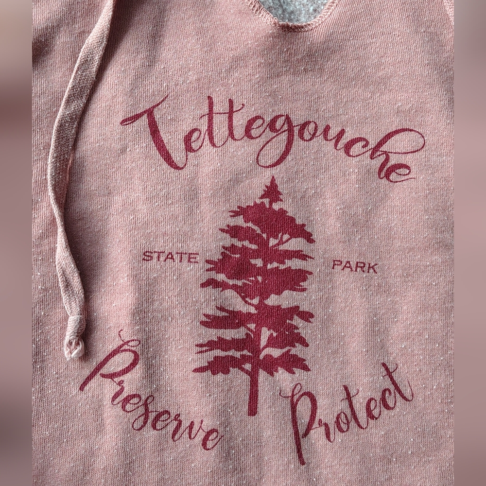 Rose Pink Women's Minnesota State Park Tettegouche Hoodie Sweatshirt - Picture 4 of 7